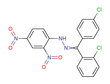 Molecular Structure of 7478-72-0 (2,4'-Dichlorobenzophenone (2,4-dinitrophenyl)hydrazone)