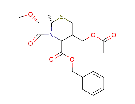 (6R,7S)-3-Acetoxymethyl-7-methoxy-8-oxo-5-thia-1-aza-bicyclo[4.2.0]oct-3-ene-2-carboxylic acid benzyl ester