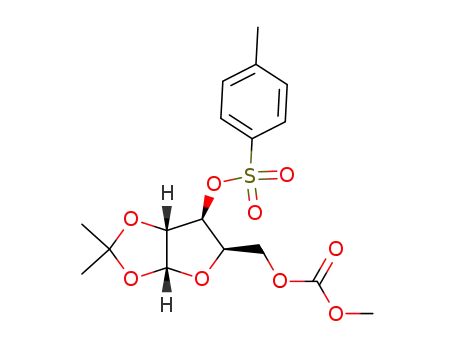 5-O-CARBOMETHOXY-1,2-O-ISO-PROPYLIDENE-3-O-(P-TOLYL-SULFONYL)-ALPHA-D-XYLOFURANOSE