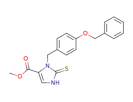 1H-Imidazole-4-carboxylic acid,
2,3-dihydro-3-[[4-(phenylmethoxy)phenyl]methyl]-2-thioxo-, methyl ester