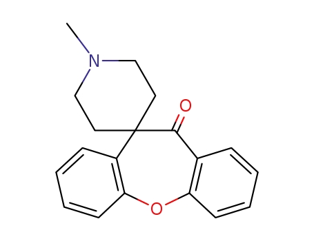 1'-methyl-spiro[dibenzo[<i>b</i>,<i>f</i>]oxepine-10,4'-piperidin]-11-one