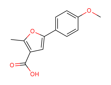 5-(4-METHOXYPHENYL)-2-METHYL-3-FUROIC ACID