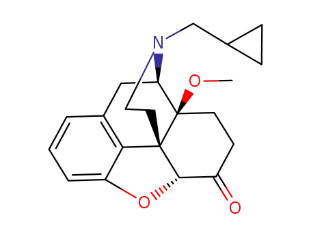 (-)-N-(cyclopropylmethyl)-4,5α-epoxy-14-methoxymorphinan-6-one