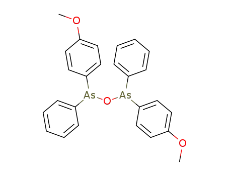 1,3-bis-(4-methoxy-phenyl)-1,3-diphenyl-diarsoxane
