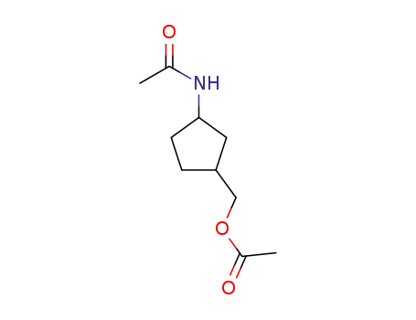 Acetic acid 3-acetylamino-cyclopentylmethyl ester