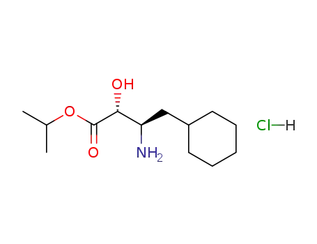 isopropyl (2R,3R)-3-amino-4-cyclohexyl-2-hydroxybutyrate hydrochloride