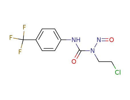 Urea, 1- (2-chloroethyl)-1-nitroso-3-(.alpha.,.alpha., .alpha.-trifluoro-p-tolyl)- cas  13991-76-9