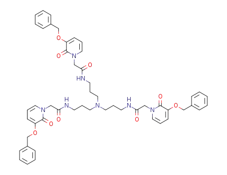 2-(3-Benzyloxy-2-oxo-2H-pyridin-1-yl)-N-[3-(bis-{3-[2-(3-benzyloxy-2-oxo-2H-pyridin-1-yl)-acetylamino]-propyl}-amino)-propyl]-acetamide