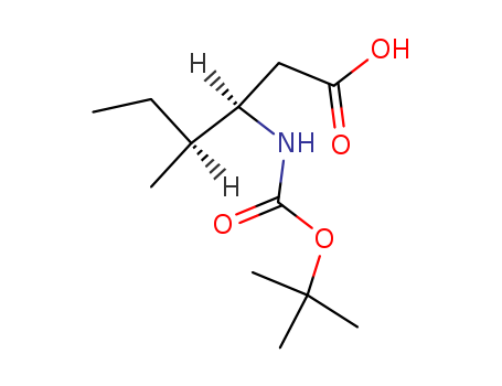 Hexanoic acid,3-[[(1,1-dimethylethoxy)carbonyl]amino]-4-methyl-, (3R,4S)-