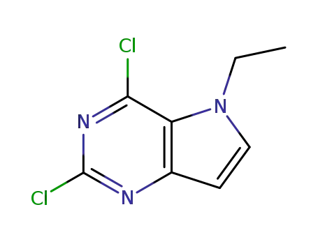 2,4-디클로로-5-에틸-
5H-피롤로[3,2-d]피리미딘
