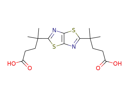 4,4'-dimethyl-4,4'-thiazolo[5,4-<i>d</i>]thiazole-2,5-diyl-bis-pentanoic acid