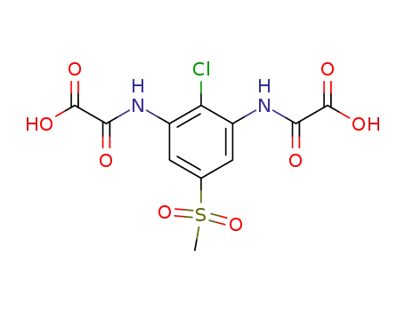 N-[2-Chloro-5-methanesulfonyl-3-(oxalyl-amino)-phenyl]-oxalamic acid