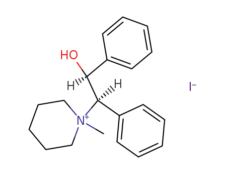 ((<i>RS</i>,<i>SR</i>)-α'-hydroxy-bibenzyl-α-yl)-1-methyl-piperidinium; iodide