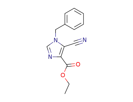 1-Benzyl-5-cyano-1H-imidazole-4-carboxylic acid ethyl ester