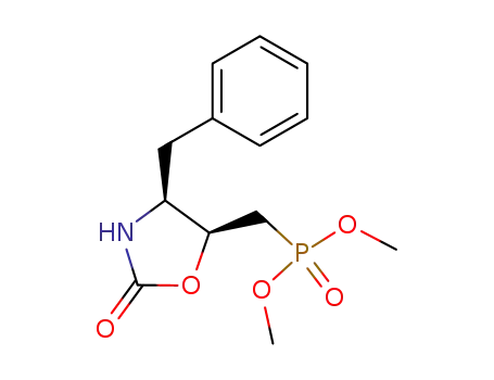 (4S,5S)-5-<(dimethylphosphinyl)methyl>-4-(phenylmethyl)oxazolidin-2-one