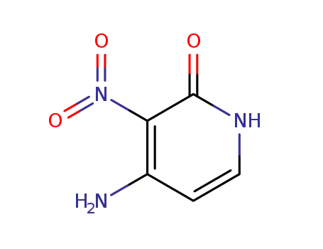 Molecular Structure of 88511-57-3 (4-Amino-2-hydroxy-3-nitropyridine)