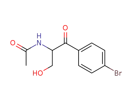 <i>N</i>-[2-(4-bromo-phenyl)-1-hydroxymethyl-2-oxo-ethyl]-acetamide