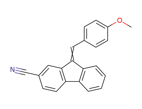 9-(4-methoxy-benzylidene)-fluorene-2-carbonitrile