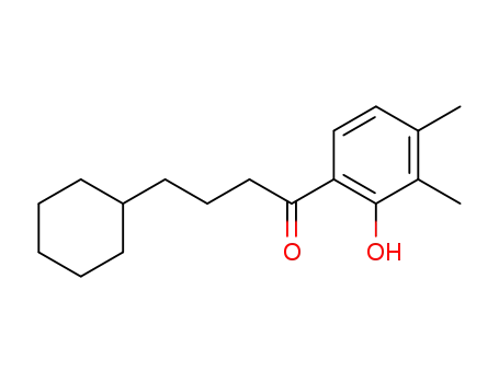 4-cyclohexyl-1-(2-hydroxy-3,4-dimethyl-phenyl)-butan-1-one