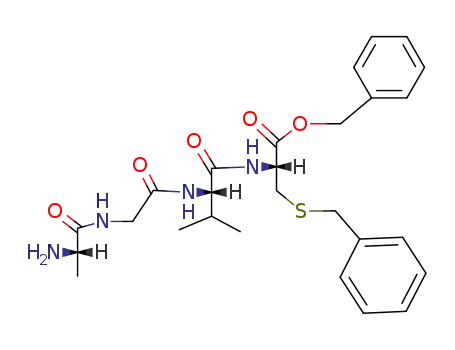 <i>N</i>-[<i>N</i>-(<i>N</i>-L-alanyl-glycyl)-L-valyl]-<i>S</i>-benzyl-L-cysteine benzyl ester
