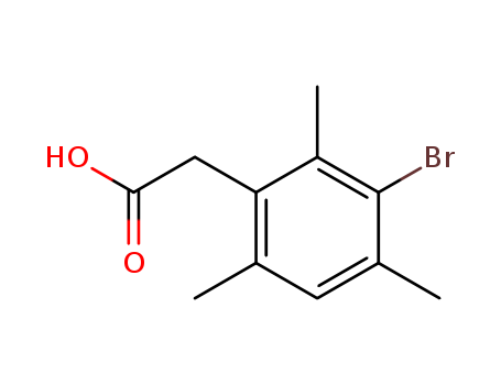 Benzeneacetic acid, 3-bromo-2,4,6-trimethyl-