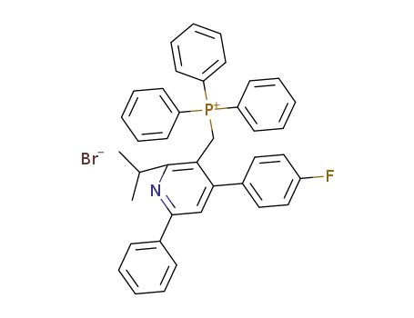 [4-(4-Fluoro-phenyl)-2-isopropyl-6-phenyl-pyridin-3-ylmethyl]-triphenyl-phosphonium; bromide