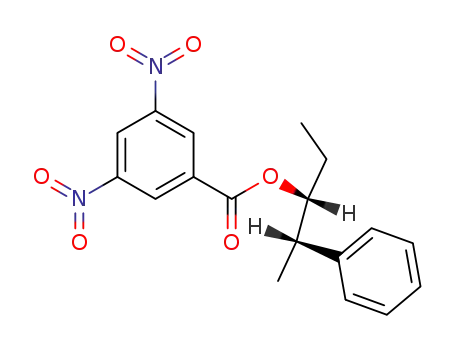 (+/-)-<i>threo</i>-3-(3.5-dinitro-benzoyloxy)-2-phenyl-pentane