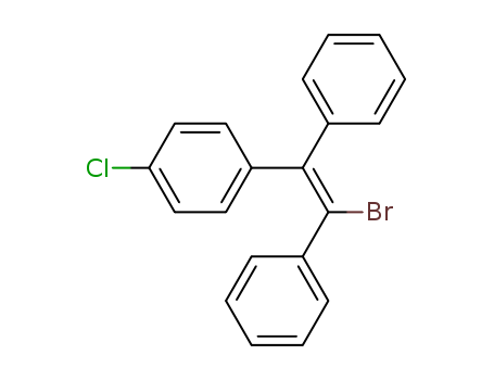 1-[(E)-2-bromo-1,2-diphenyl-ethenyl]-4-chloro-benzene cas  20050-22-0