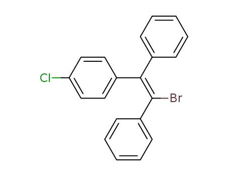 Molecular Structure of 20050-22-0 (1-[(Z)-2-bromo-1,2-diphenylethenyl]-4-chlorobenzene)