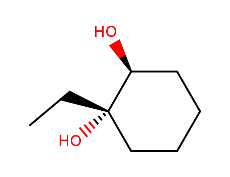 (+/-)-1<i>r</i>-ethyl-cyclohexanediol-(1.2<i>c</i>)