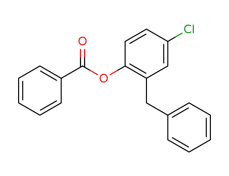 benzoic acid-(2-benzyl-4-chloro-phenyl ester)