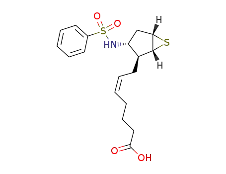 dl-(1α,2α,3β,5α)-7-<3-<(phenylsulfonyl)amino>-6-thiabicyclo<3.1.0>hex-2-yl>-5(Z)-heptenoic acid