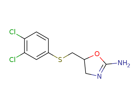 2-AMINO-5-((3,4-DICHLOROPHENYL)THIO METHYL)-2-OXAZOLINE