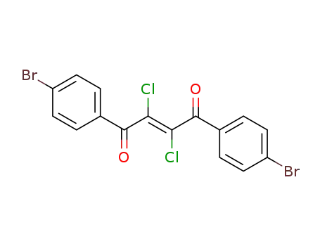 2.3-dichloro-1.4-bis-(4-bromo-phenyl)-butene-(2<i>t</i>)-dione-(1.4)