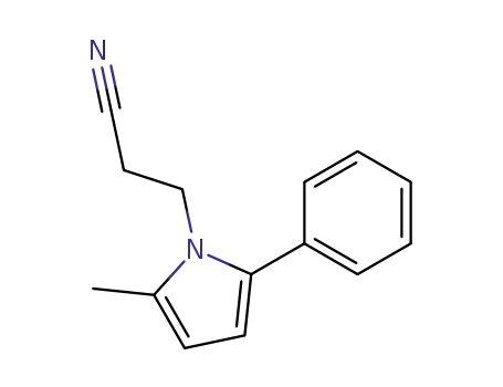 3-(2-Methyl-5-phenyl-pyrrol-1-yl)-propionitrile