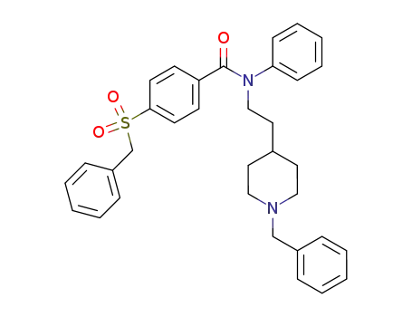 N-[2-(1-Benzyl-piperidin-4-yl)-ethyl]-N-phenyl-4-phenylmethanesulfonyl-benzamide