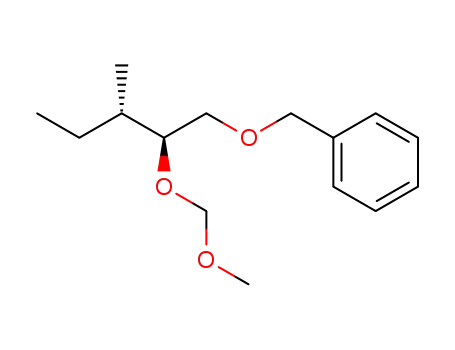 Molecular Structure of 132149-82-7 (((2S,3S)-2-Methoxymethoxy-3-methyl-pentyloxymethyl)-benzene)