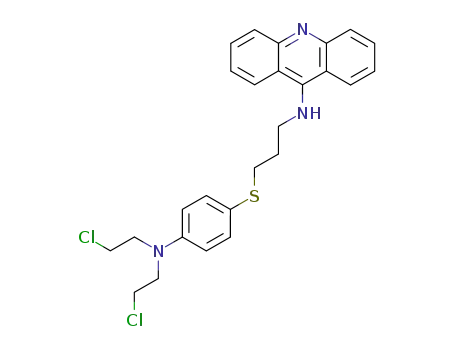N-(3-((4-(비스(2-클로로에틸)아미노)페닐)티오)프로필)-9-아크리딘아민