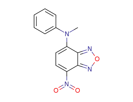 Molecular Structure of 18378-31-9 (2,1,3-Benzoxadiazol-4-amine, N-methyl-7-nitro-N-phenyl-)