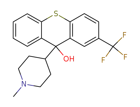 9-(1-methyl-piperidin-4-yl)-2-trifluoromethyl-thioxanthen-9-ol