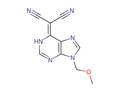 <9-(Methoxymethyl)-9H-purin-6-yl>propanedinitrile
