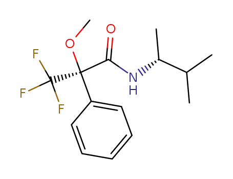 Molecular Structure of 101689-08-1 ((R)-N-((R)-1,2-Dimethyl-propyl)-3,3,3-trifluoro-2-methoxy-2-phenyl-propionamide)