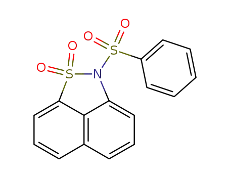2-benzenesulfonyl-2<i>H</i>-naphtho[1,8-<i>cd</i>]isothiazole 1,1-dioxide