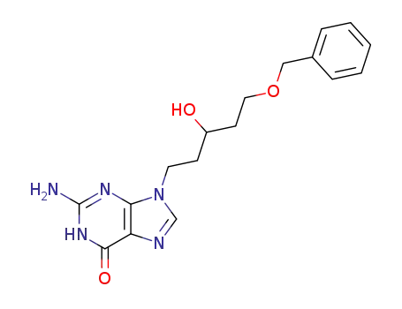 (+/-)-9-<5-(benzyloxy)-3-hydroxypent-1-yl>guanine
