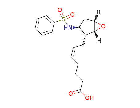 dl-(1β,2α,3β,5β)-7-<3-<(phenylsulfonyl)amino>-6-oxabicyclo<3.1.0>hex-2-yl>-5(Z)-heptenoic acid