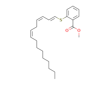 methyl (1E,3Z,6Z)-2-(1,3,6-pentadecatrienylthio)benzoate