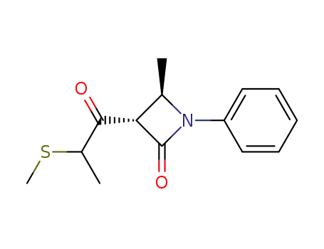 4-methyl-3-(2-methylthio)propionyl-1-phenylazetidin-2-one