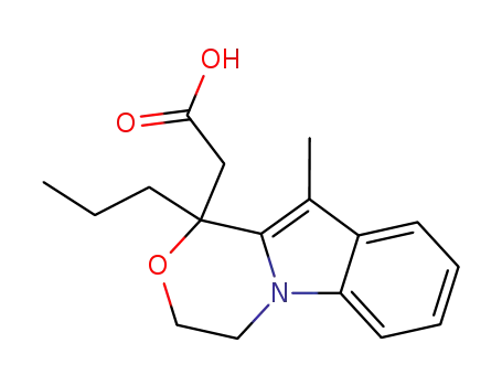 (10-methyl-1-propyl-3,4-dihydro-1<i>H</i>-[1,4]oxazino[4,3-<i>a</i>]indol-1-yl)-acetic acid