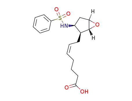 (Z)-7-((1R,2S,3S)-3-Benzenesulfonylamino-6-oxa-bicyclo[3.1.0]hex-2-yl)-hept-5-enoic acid