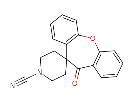 11-oxo-11<i>H</i>-spiro[dibenzo[<i>b</i>,<i>f</i>]oxepine-10,4'-piperidine]-1'-carbonitrile